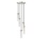Z-Lite Beau Chandelier, 5-Light, 12 In.W x 12.75 In.H, Brushed Nickel/Clear 740P-5R-BN - alternate 2